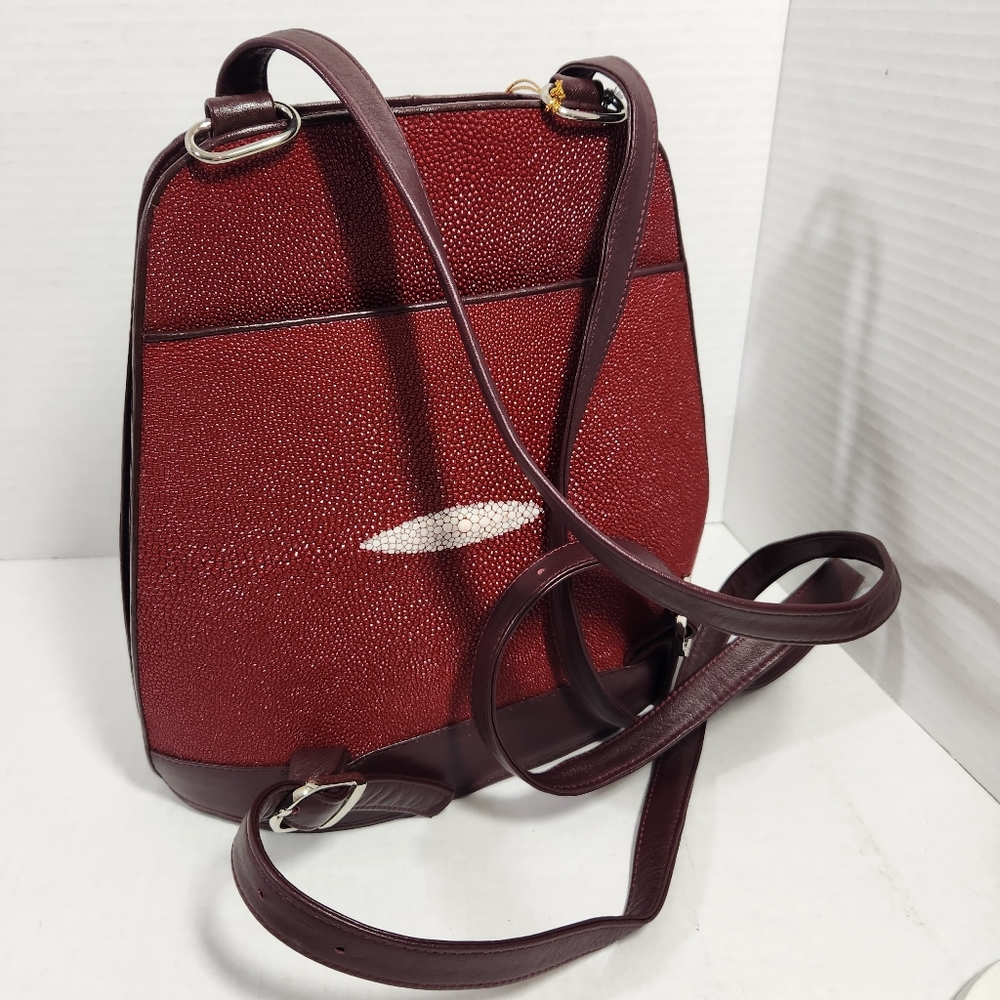 Authentic Stingray backpack convertable purse bag nwt made in thailand nwt - Picture 3 of 14